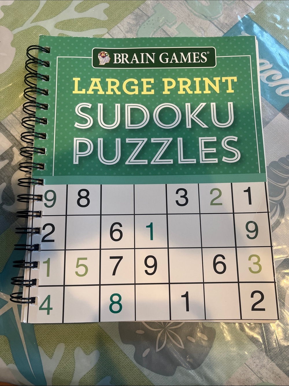 Large Print Sudoku Puzzles - Green